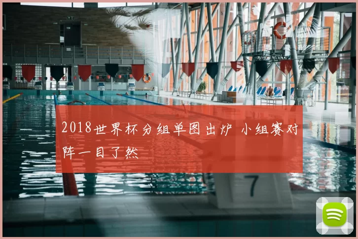 2018世界杯分组单图出炉 小组赛对阵一目了然