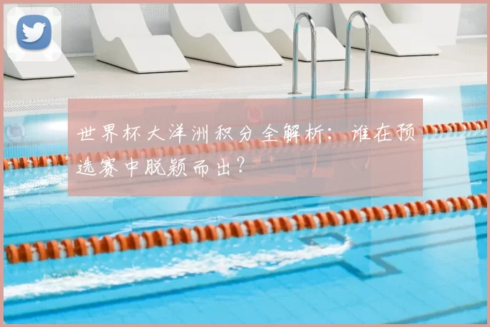 世界杯大洋洲积分全解析:谁在预选赛中脱颖而出?