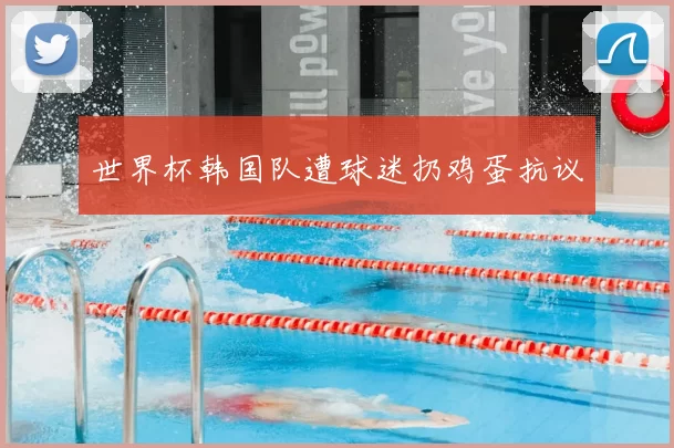 世界杯韩国队遭球迷扔鸡蛋抗议