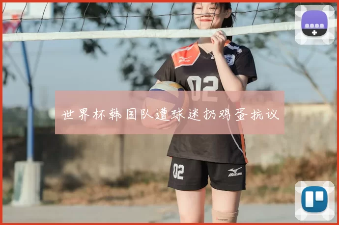 世界杯韩国队遭球迷扔鸡蛋抗议